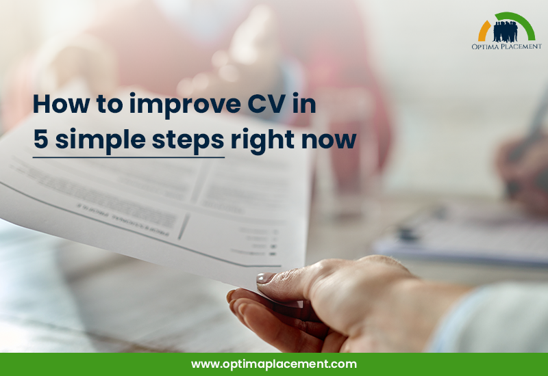 How to improve CV